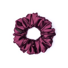 Satin scrunchie DARK BURGUNDY