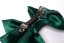 Satin hair bow GREEN small