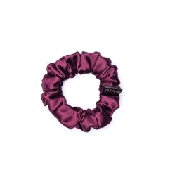 Satin scrunchie DARK BURGUNDY