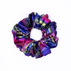 Satin hair scrunchie KALEIDOSCOPE