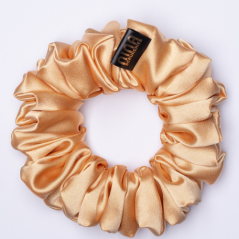 Saténová gumička  GOLD scrunchie M