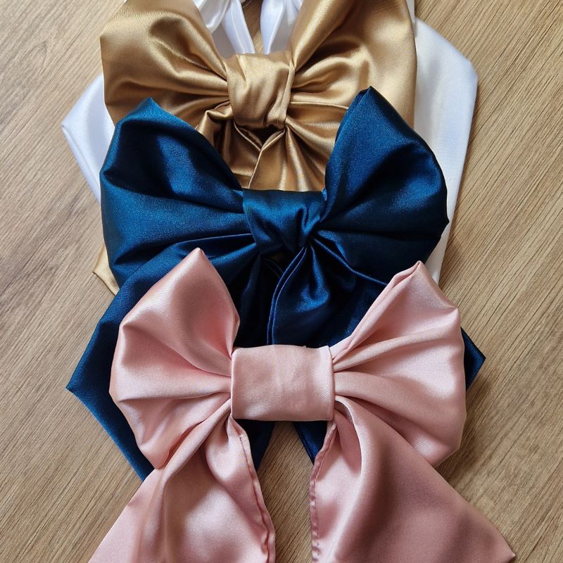 Satin hairbow GOLD