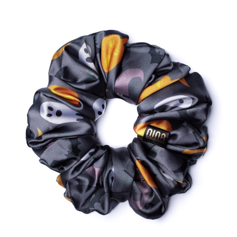 Saténová gumička HALLOWEEN - Veľkosť: M