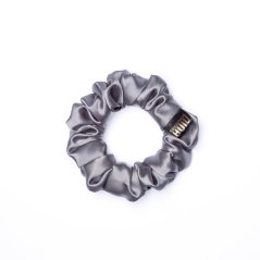 Satin hair scrunchie GREY
