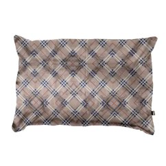 Satin pillowcase Brown Plaid
