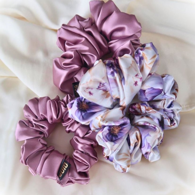 Satin scrunchie VILMA - Size: M
