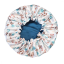 Satin bonnet small for curly and wavy hair (S).