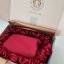 Satin bonnet BURGUNDY - Size: M