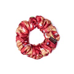 Satin scrunchie GINGERBREAD