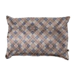 Satin pillowcase Brown Plaid