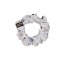 Satin hair scrunchie Golden Dog Paw - Size: M