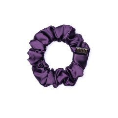 Satin scrunchie DARK PURPLE