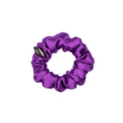 Satin scrunchie DARK PURPLE