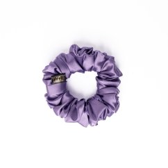 Satin scrunchie Pearly purple