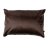 Satin pillowcase dark brown MOKA