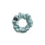 Satin hair scrunchie GREY BLUE - Size: XL