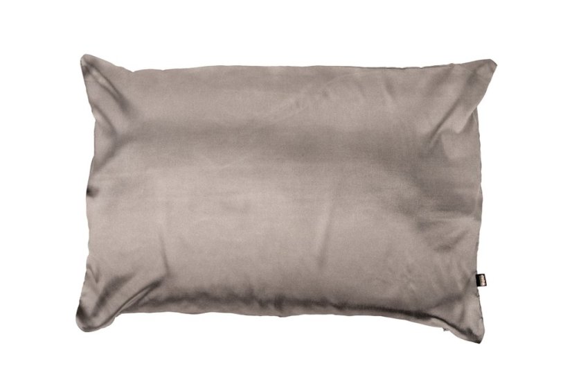 Saténová obliečka SVETLOHNEDÁ MOKA - Veľkosť: 50 x 70cm