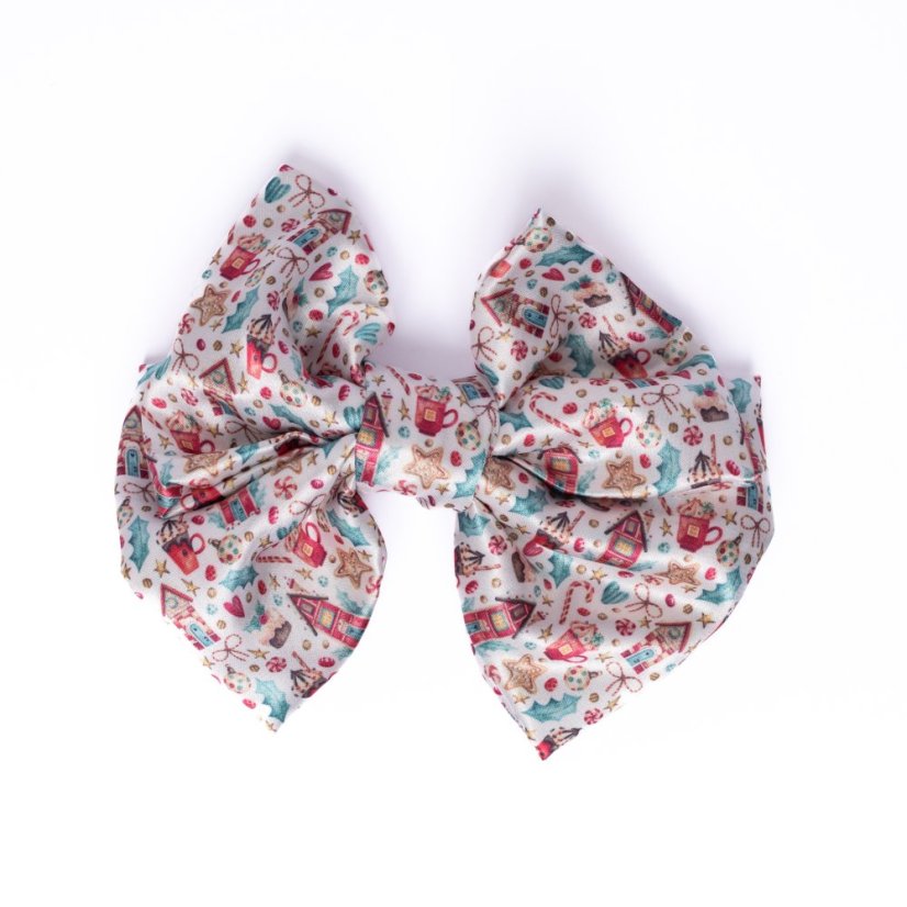 Hair bow CHRISTMAS small