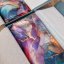Satin scarf Marble Garden