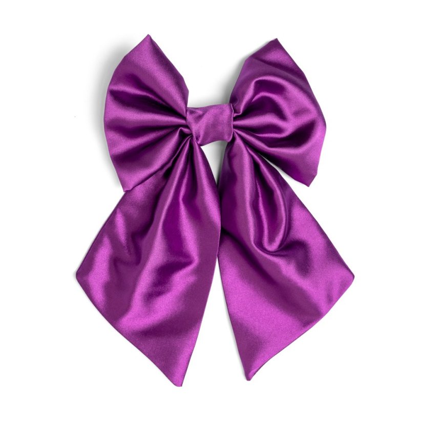Satin hair bow AMETHYS DREAM