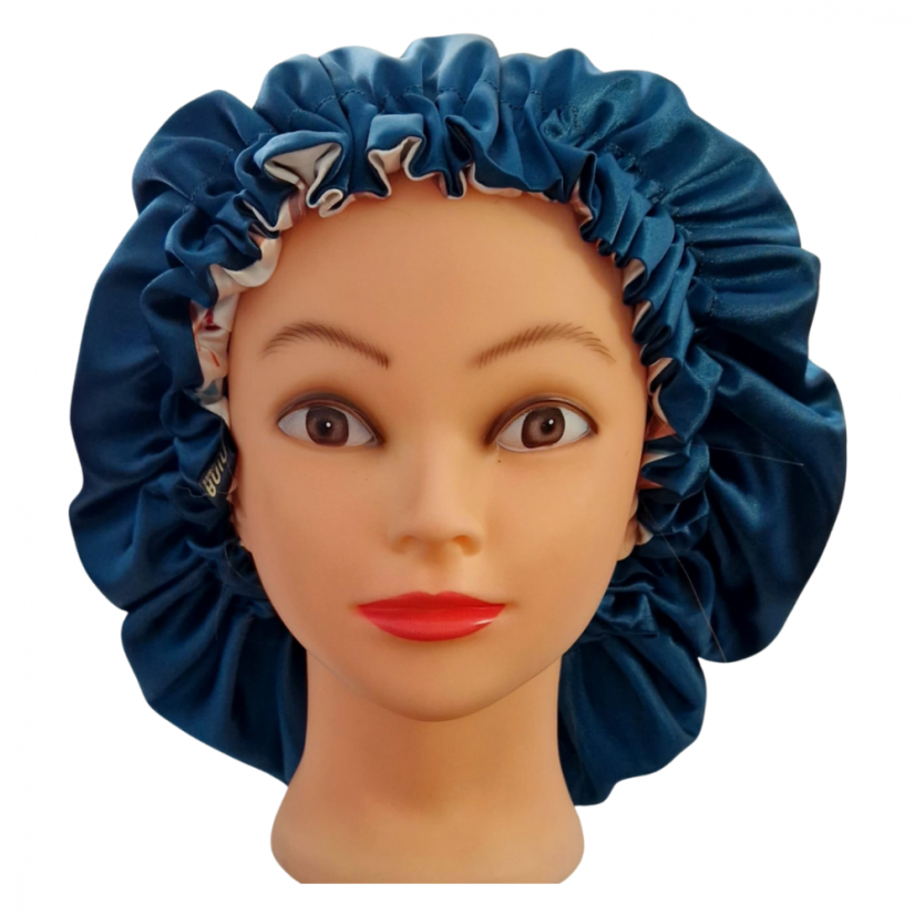 Satin bonnet extra large for curly and afro hair (XL)