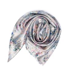 Satin scarf FLOWER