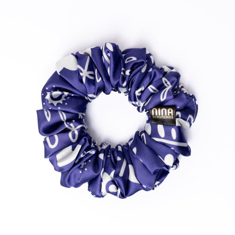 Satin hair scrunchie Slovakia - Size: S