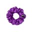 Satin scrunchie DARK PURPLE - Size: M