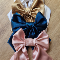 Satin hairbow PINK