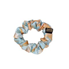 Satin hair scrunchie Golden Wave