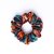 Saténová gumička  scrunchie JESENNÉ LISTY