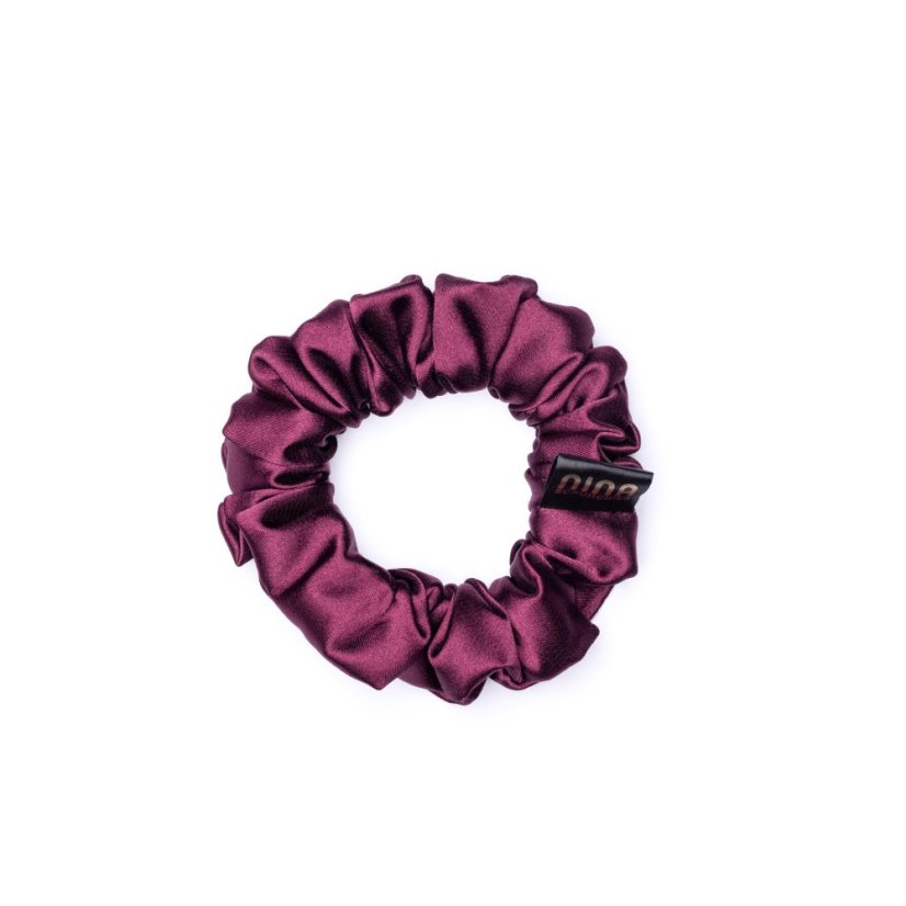 Satin scrunchie DARK BURGUNDY