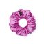 Satin hair scrunchie DARK PINK - Size: M