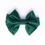 Satin hair bow GREEN small