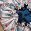 Satin bonnet small for curly and wavy hair (S).