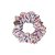 Satin hair scrunchie Golden Petite Bloom