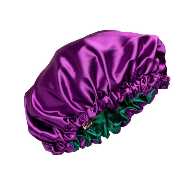 Saténová čiapka na spanie GREEN AMETHYST DREAM