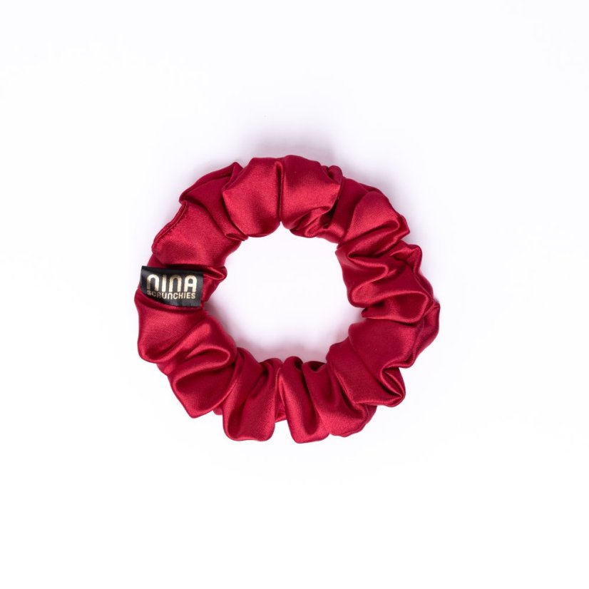 Satin scrunchie RED - Size: M