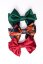 Satin hair bow Autumn leaves small