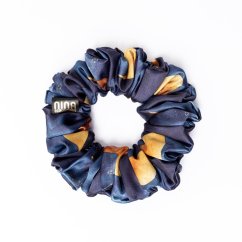 Satin hair scrunchie Golden Midnight Sun