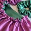 Satin bonnet Green Amethyst Dream - Size: XL