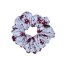 Satin hair scrunchie Marble Velvet Flora - Size: XL