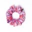 Satin hair scrunchie Marble Rose - Size: M
