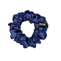 Satin hair scrunchie FOLK MOTIVE
