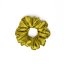 Satin scrunchie Olive Gold - Size: S