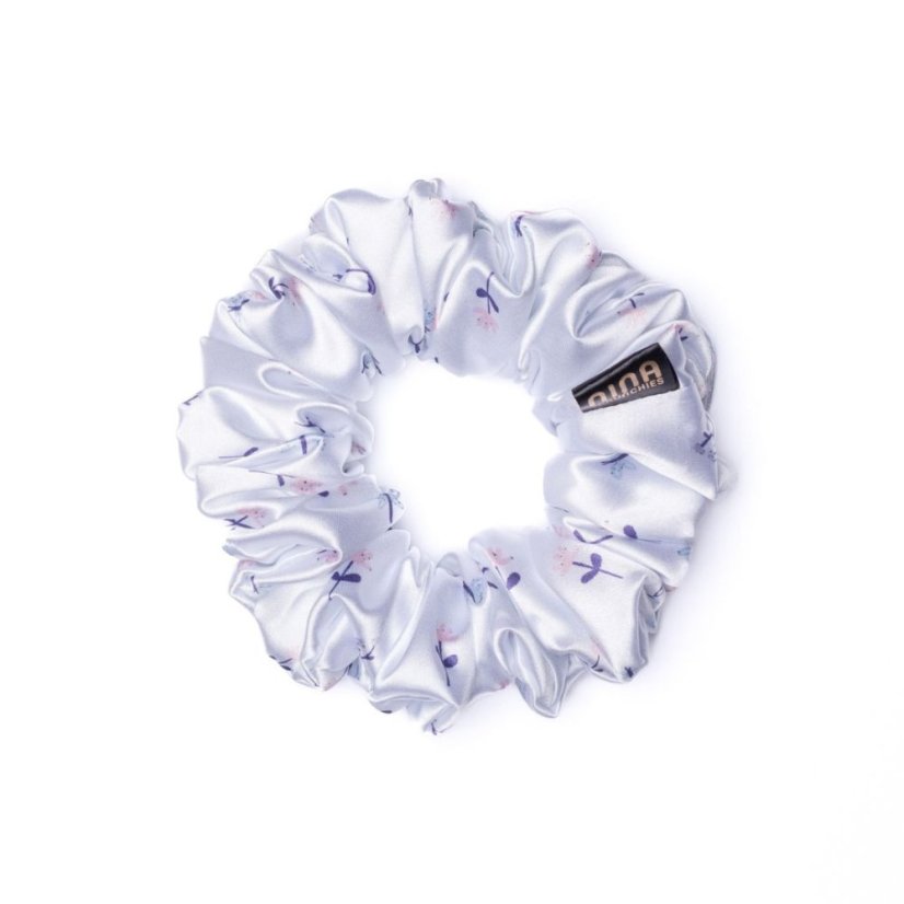 Satin hair scrunchie DRAGONFLY