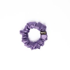 Satin scrunchie Pearly purple